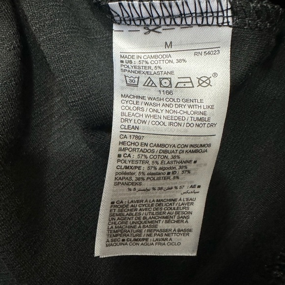 NWT Old Navy Womens Sun Dress Sz M Black Long Sleeve Round Neck Mini - Picture 6 of 9